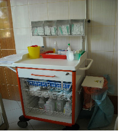 Wózek anestezjologiczny w Szpitalu w Więcborku